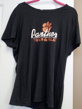 Panthers Track and Field Tshirt Size XXL